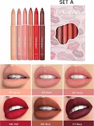 matte lipstick set 6pcs long wearing