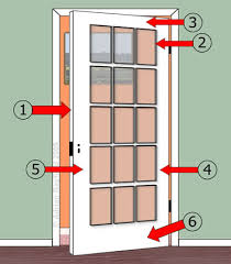 How To Paint A Glass Panelled Door