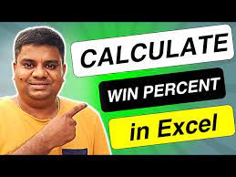 calculate win percene in excel