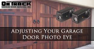adjusting your garage door photo eye