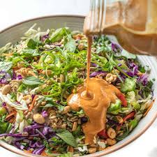 thai crunch salad with y peanut