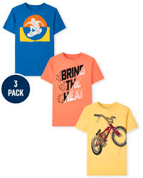 short sleeve sport graphic tee 3 pack