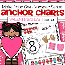 Valentines Day Number Sense Make Your Own Anchor Charts 1 10