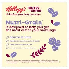 nutri grain blueberry snack bars 6x37g