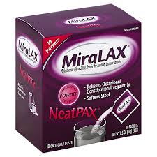 Miralax is gentle and softens stools for occasional constipation treatment. Miralax Powder For Constipation Relief 10 Dose Mix In Pax 10 Count 0 5 Oz Randalls