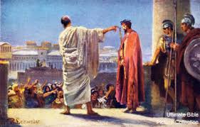 Image result for jesus before pilate