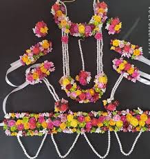 flower jewellery set for baby shower