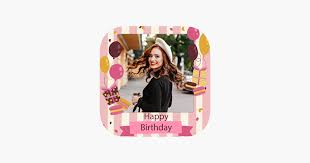 birthday photo frames editor on the