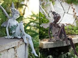 Sitting Fairy Statue Garden Ornament
