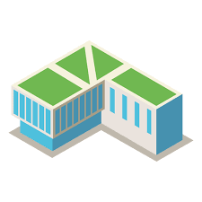 Isometric 3d Library Building Transparent Png Svg Vector