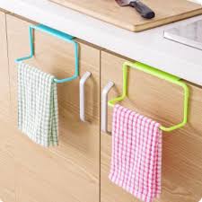 kitchen organizer towel rack hanging