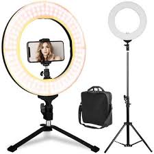 China14 Led Ring Light With Stand Live Video Lighting Kit Bi Color Dimmable Cri 90 Adjustable On Global Sources