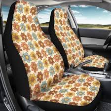 Smiling Flowers Car Seat Covers