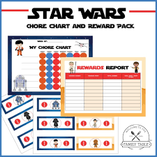 Free Star Wars Chore Chart Reward Pack Welcome To The