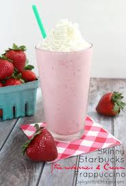 skinny starbucks strawberries and cream