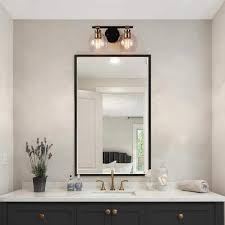 Modern Black Bathroom Vanity Light