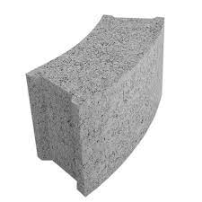 Solid Concrete Block Curved A