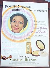 1966 posner make up pressed powder w