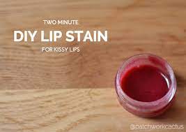 diy lip stain for kissy kissy lips
