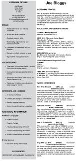    CV Mistakes to note when writing your CV Resume Example In Summary      Summary     Write your CV    