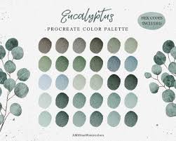 Green Procreate Color Palette