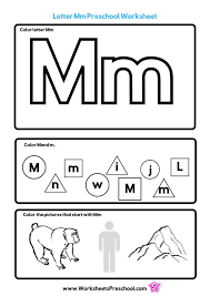 letter m worksheets 4 free pdf printables