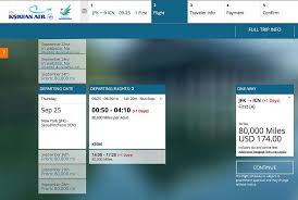 How To Book Korean Air Skypass Awards Online