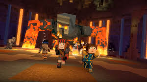 Image result for minecraft story mode season 2 below the bedrock screenshots