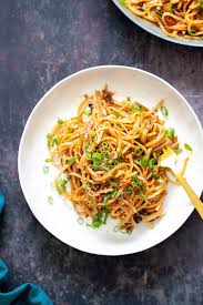 easy vegan goang noodles stir fry