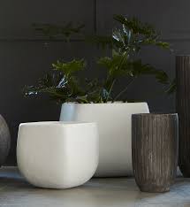 Swell Planter Large White