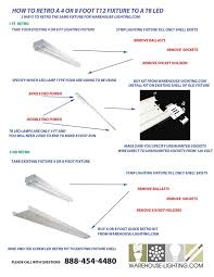 Convert T12 4 And 8 Foot Fixtures To Led Lamps Or Retro Kits Warehouse Lighting Com
