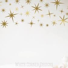 Sparkle Wall Decals Gold Star Decals