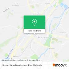 how to get to burton same day couriers