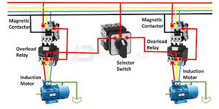 1 phase motor in selector switch