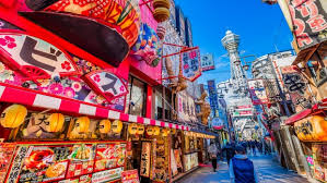 There are also frequent buses between tokyo and osaka, as well as buses from other major cities in japan. Osaka Tour Japan Neon Charms In Shinsekai Osaka S Former Fun Park