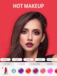 youcam makeup face editor on the app