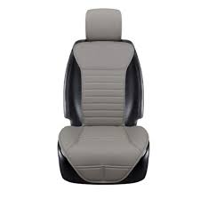 Grey Pu Leather Car Seat Cover