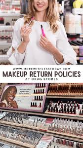 return makeup policies at s