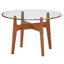 tate 48 round dining table with glass