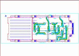 hvac system in autocad cad