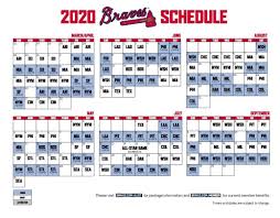 Including home and away games, results, and more. 2020 Braves Schedule Braves