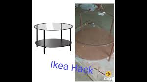 Ikea round table is one of so many tables which manufactured by ikea to complete your furniture needs. Ikea Hack Vittsjo Coffee Table Youtube