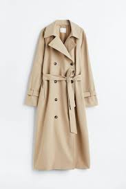 Double Ted Trenchcoat Beige H M Cn