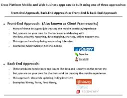 back end approach enterprise apps