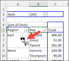 excel pivot table to old style layout