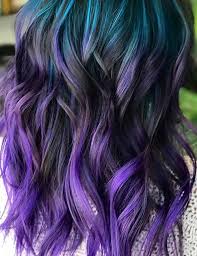 Hair black ombre blue hairstyles 53+ best ideas #hair #hairstyles. 34 Stunning Blue And Purple Hair Colors