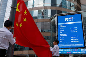 hong kong shares plunge to losses for