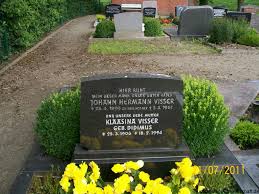 Grab von Johann Hermann Visser (28.04.1899-05.03.1961), Friedhof ...