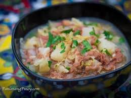 corned beef with cabbage and potato