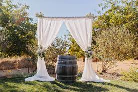 wedding arches or ceremony altar